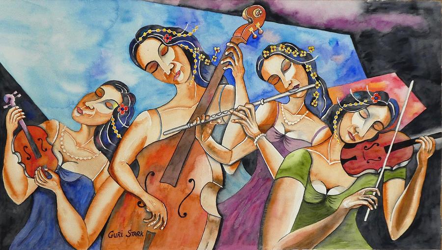 Flute Quartet Painting