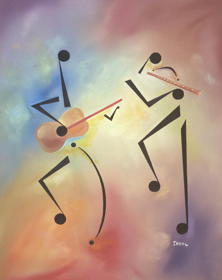 Music Painting - Flutina by Ikahl Beckford