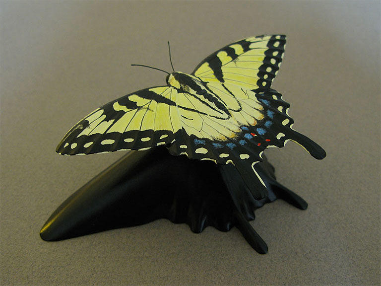 Butterfly Sculpture - Flutter of Gold by Marc  Barger