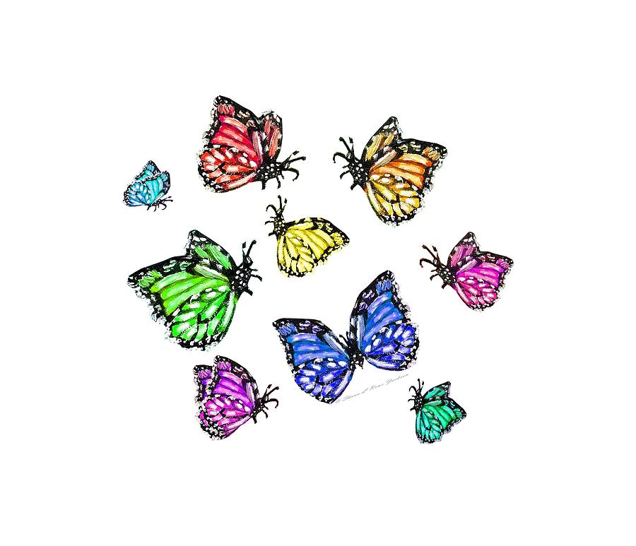 Flutters Digital Art by Shana Rowe Jackson