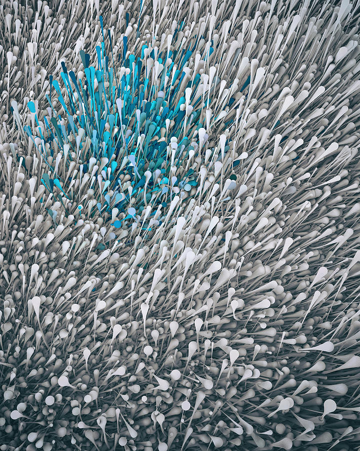Particles Digital Art - Flux Number 1 by Scott Norris