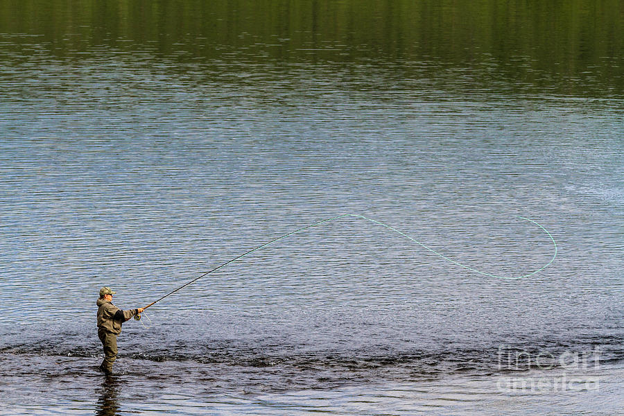 Fly-Fishing Photograph by Heiko Koehrer-Wagner