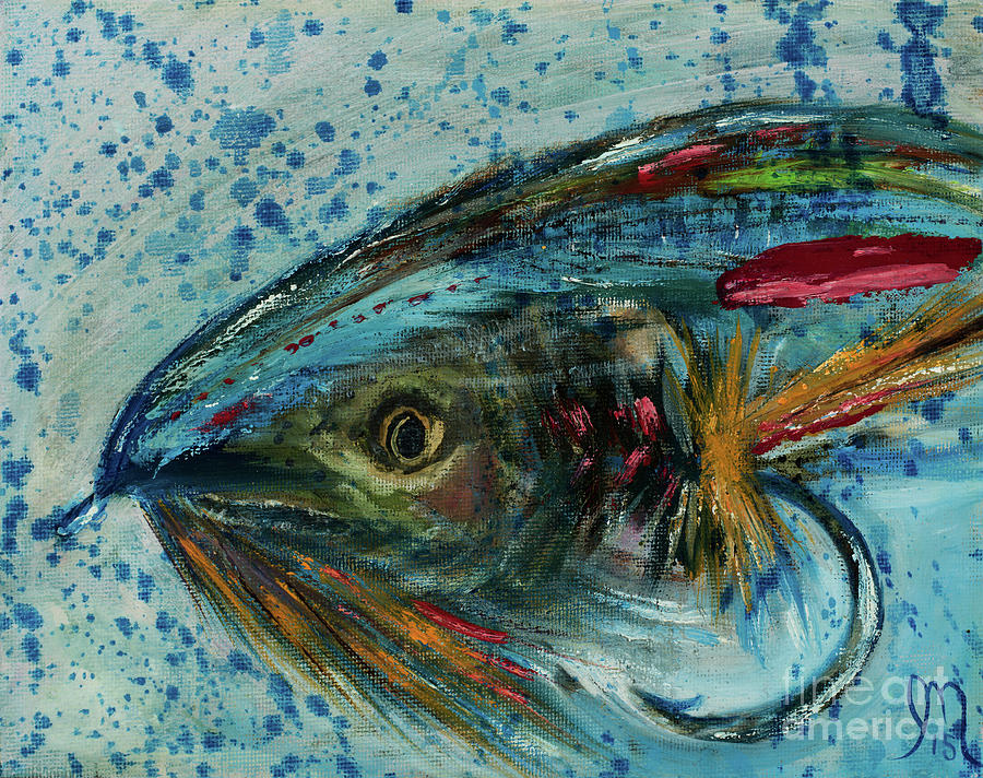 Fly Fishing Painting by Jodi Monahan - Fine Art America