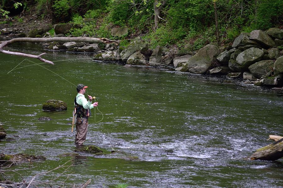 Fly Fishing Photograph by Kurt Von Dietsch - Fine Art America