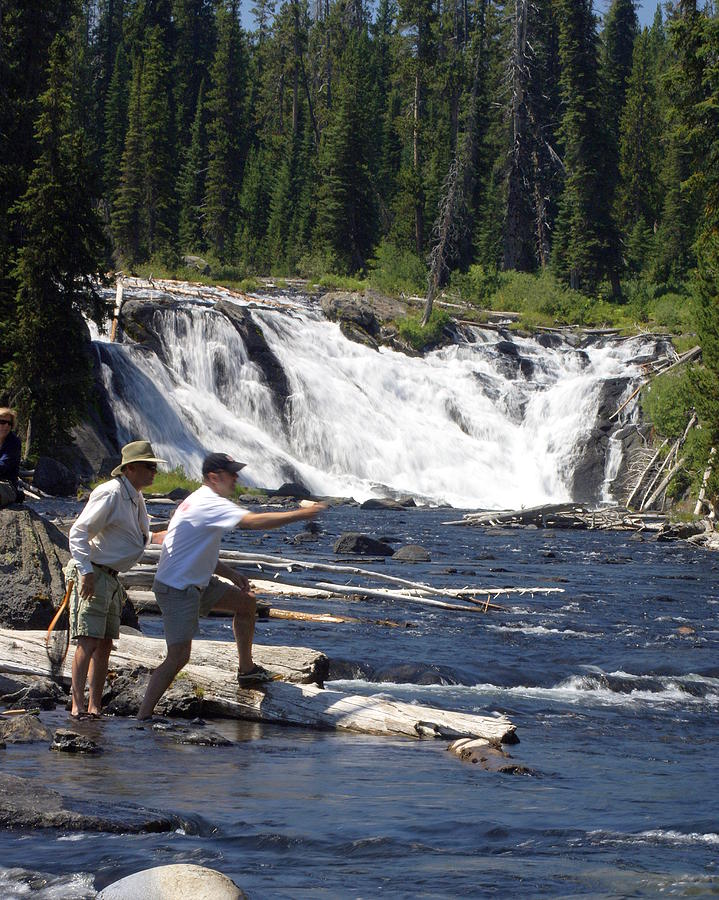 Yellowstone National Park Photograph - Fly Fishing The Lewis River by Marty Koch