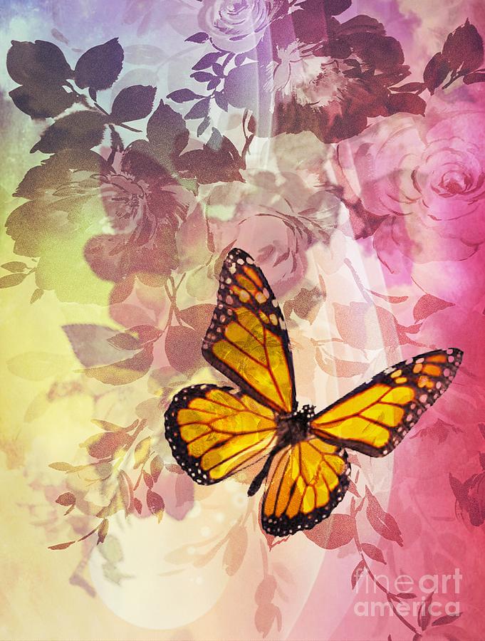 Fly High Butterfly Digital Art by Maria Urso
