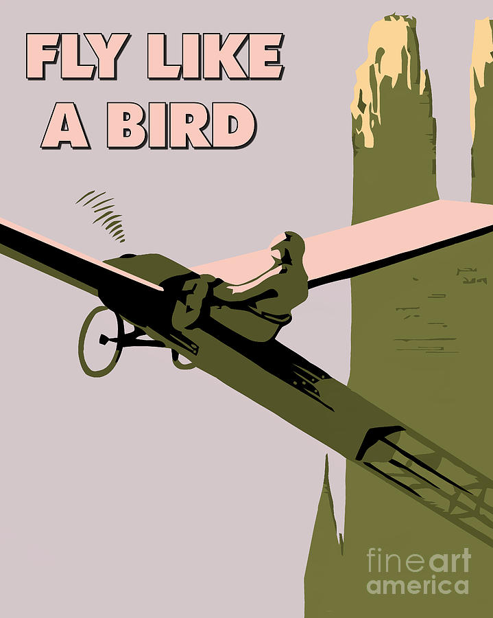 Fly like a bird Digital Art by Heidi De Leeuw
