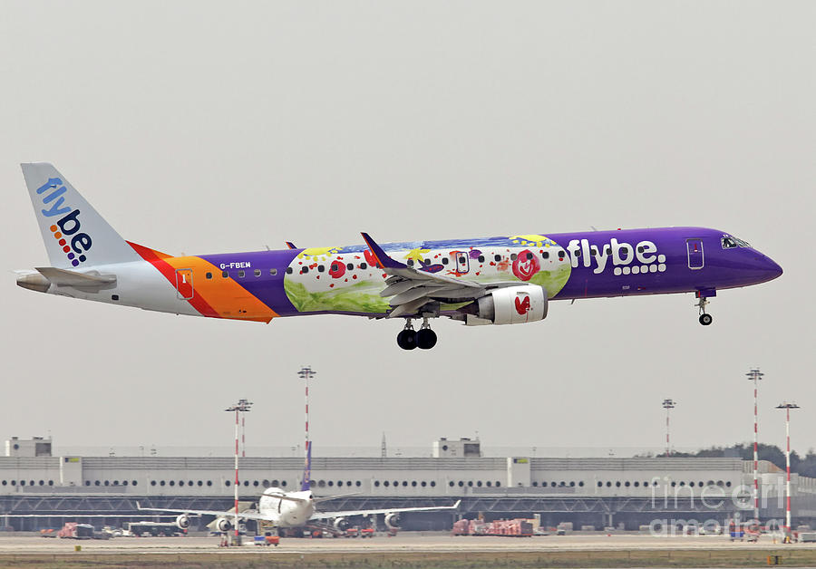 Flybe, Embraer 190-195  Photograph by Amos Dor