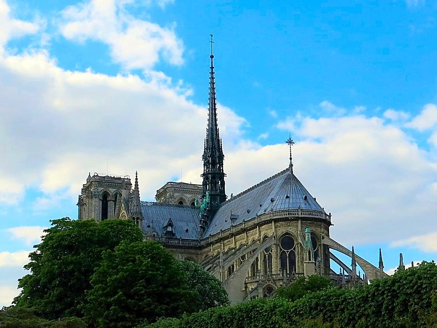 Flying Buttresses of Notre Dame Photograph by Betty Buller Whitehead