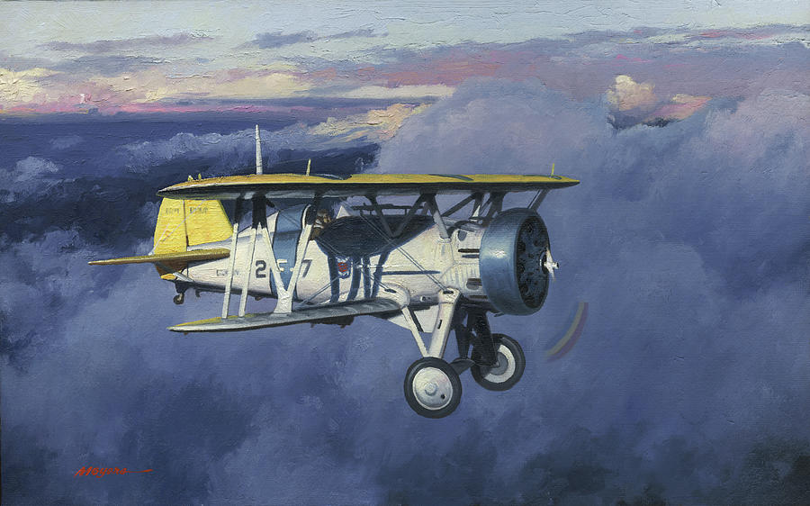 Boeing Painting - Flying Chief by Wade Meyers