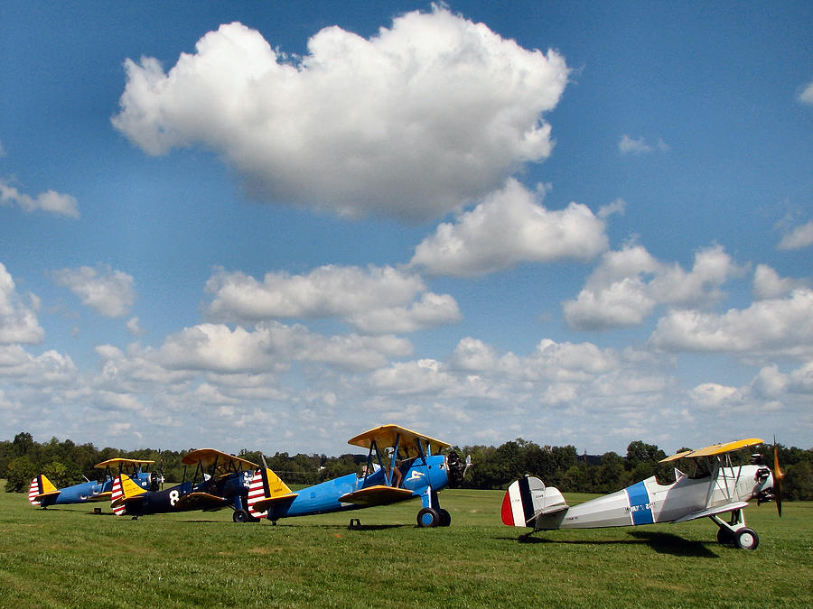 Flying Circus Line-Up Photograph by Lin Grosvenor