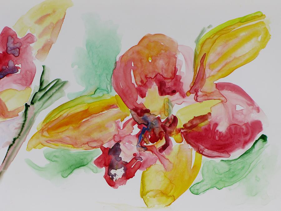 Floral Painting - Flying Colors by Kathy Mitchell