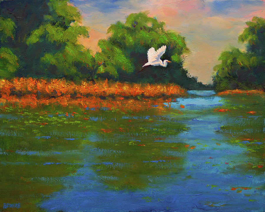 Langan Lake Heron II by Vernon Reinike Langan Lake Heron II by Vernon Reinike