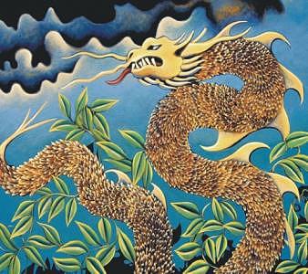 Flying Dragon Painting by Steven Donnini Flying Dragon Painting by Steven Donnini
