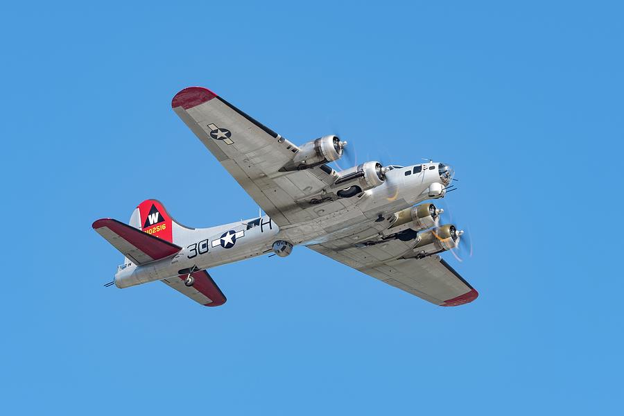 Flying Fortress over PDK - 2017 Christopher Buff, www.Aviationbuff.com Photograph by Chris Buff