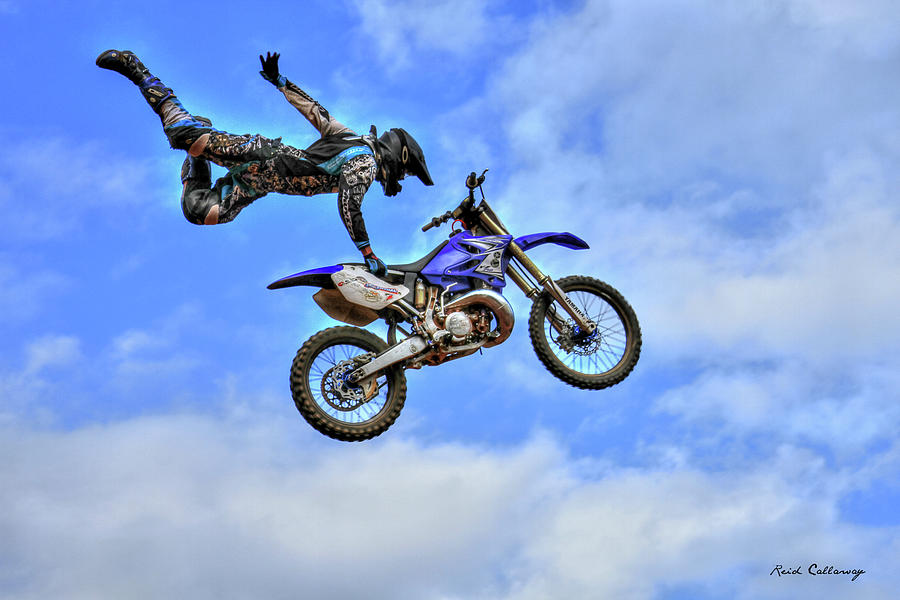 DurhamTown Plantation Motorcycles Flying High 5 Greene County GA Art Photograph by Reid Callaway