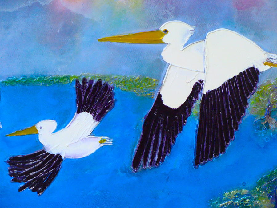 Flying high Painting by Antoinette Andersen - Fine Art America