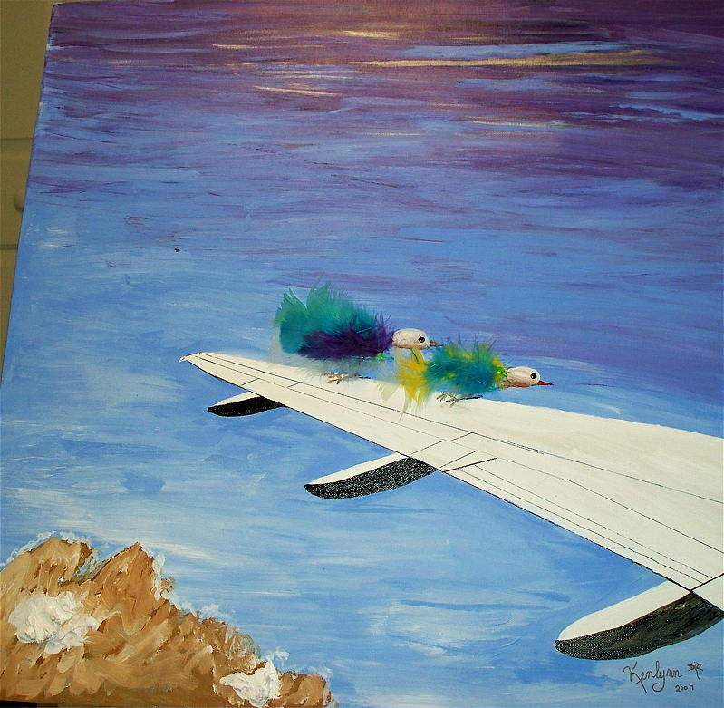 Flying High Painting by Kenlynn Schroeder