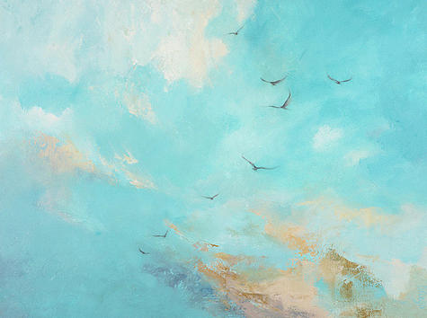 Flying High Painting by Dina Dargo
