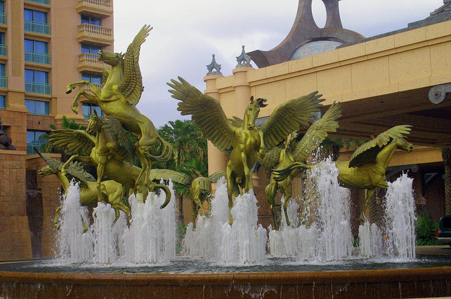 Flying Horses of Atlantis Photograph by Imagery-at- Work