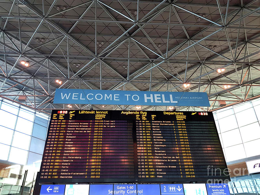 Welcome To Hell  Photograph by Doc Braham