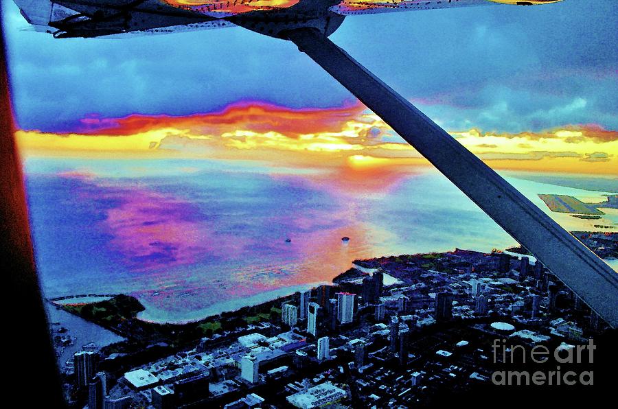 Flying into Honolulu I Photograph by Craig Wood