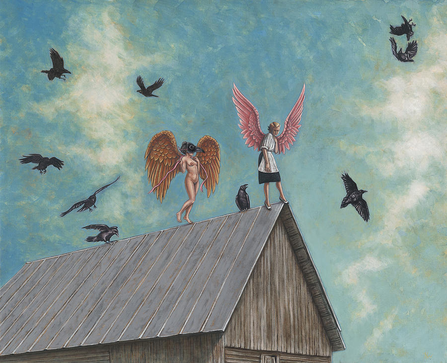 Flying Lessons Painting by Holly Wood