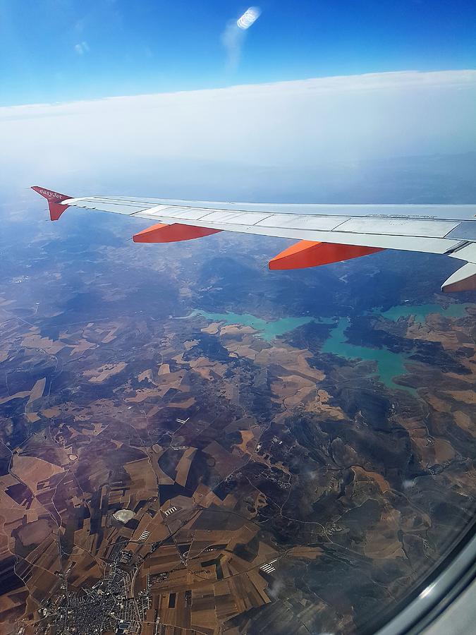 Nature Photograph - Flying Over Spain by Travis Jones