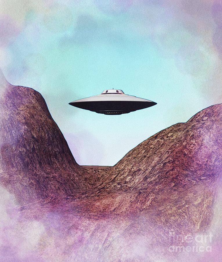 Flying Saucer - Ufo Painting