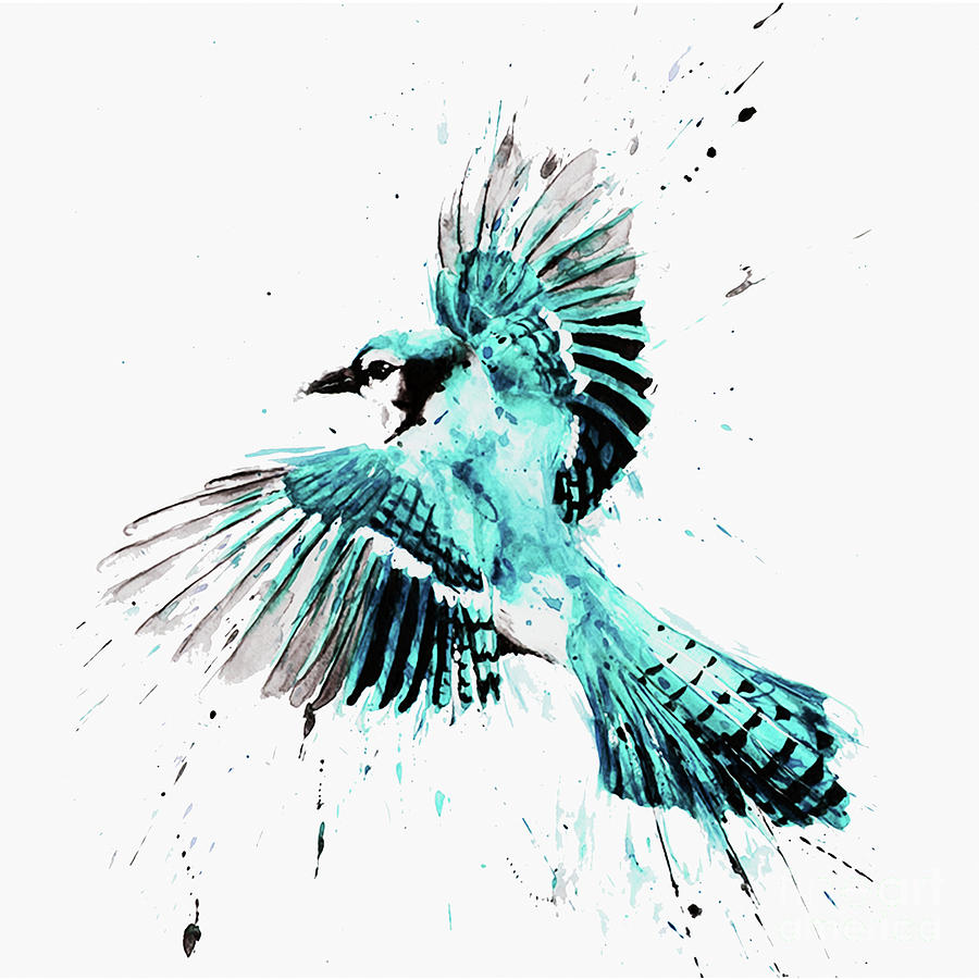 Flying sparrow  Painting by Gull G