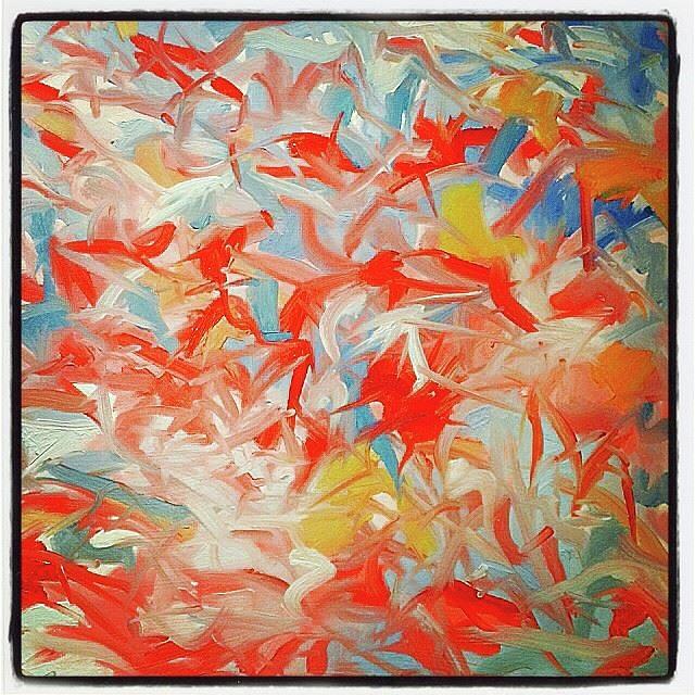 Abstract Painting - Flying by Steven Miller