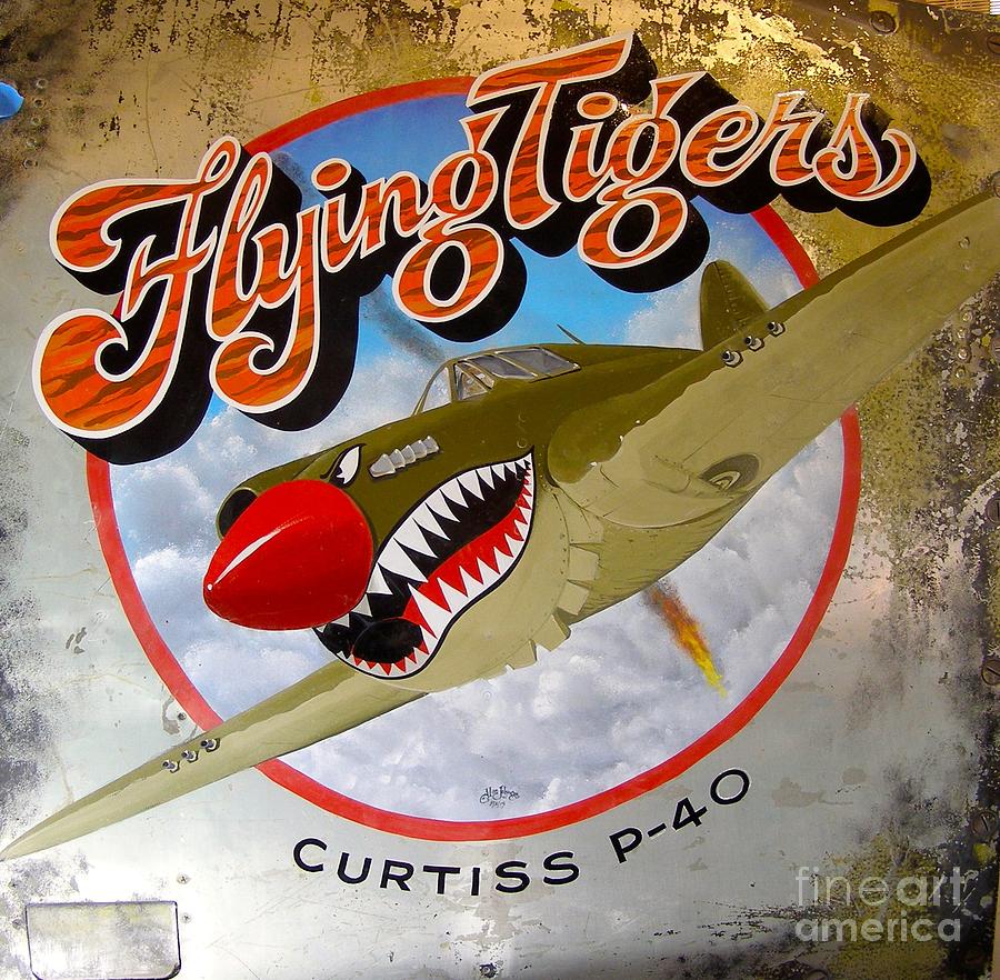 Flying Tigers Painting by Alan Johnson