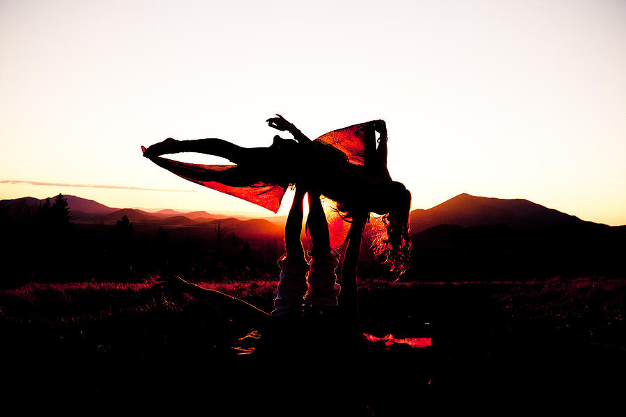 Flying Yoga Photograph by Scott Sawyer