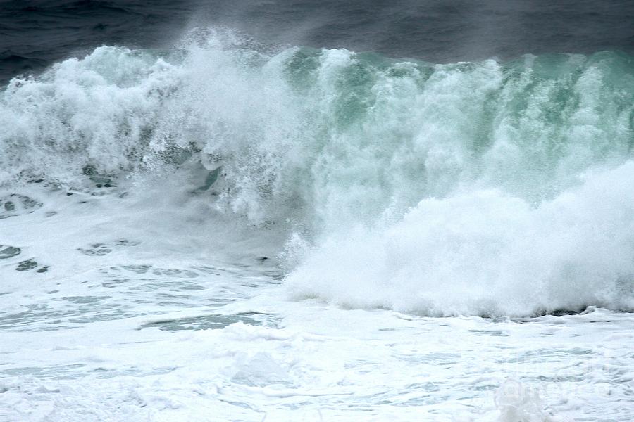 Foamy Wave Crash Photograph by Adam Jewell