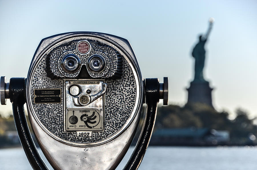 Focus Statue of Liberty Photograph by Art Atkins