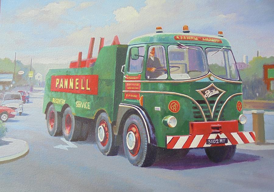 Foden Pannell breakdown. Painting by Mike Jeffries
