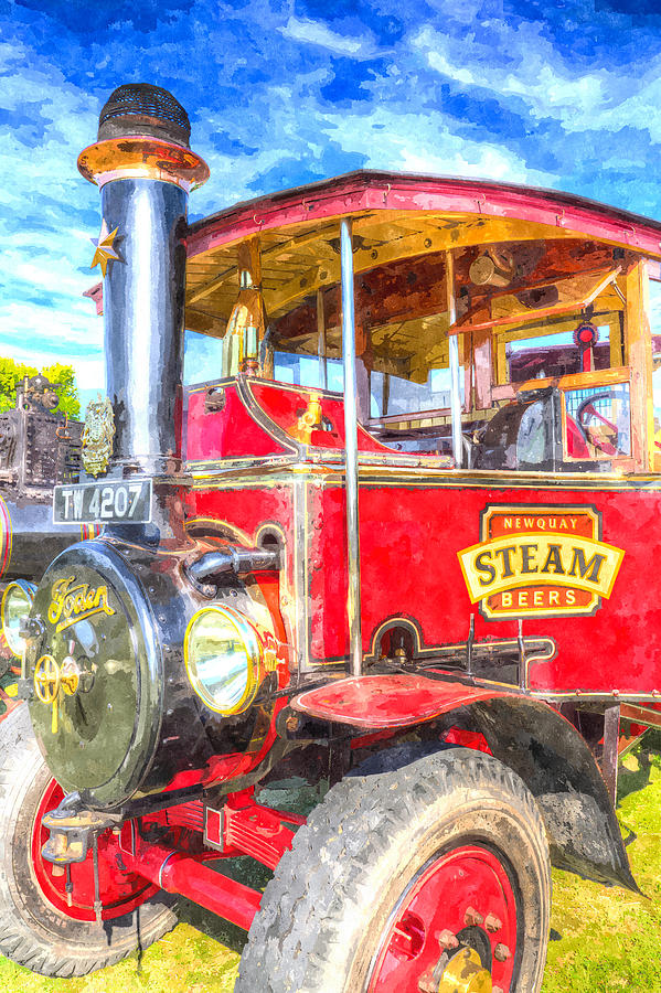 Foden Steam Lorry Art Photograph by David Pyatt