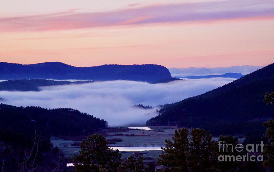 Fog bank sunrise Photograph by Michael Shaft Fine Art America