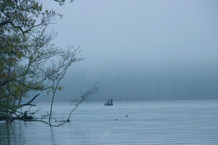 Fog Fishing Photograph by Tony Umana Fog Fishing Photograph by Tony Umana
