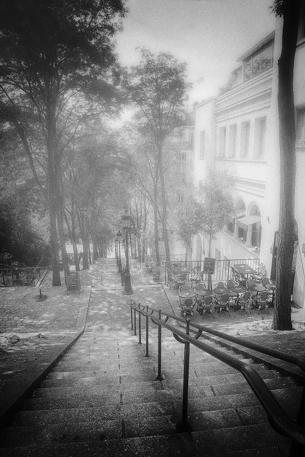 Fog in Montmartre Photograph by John Rivera