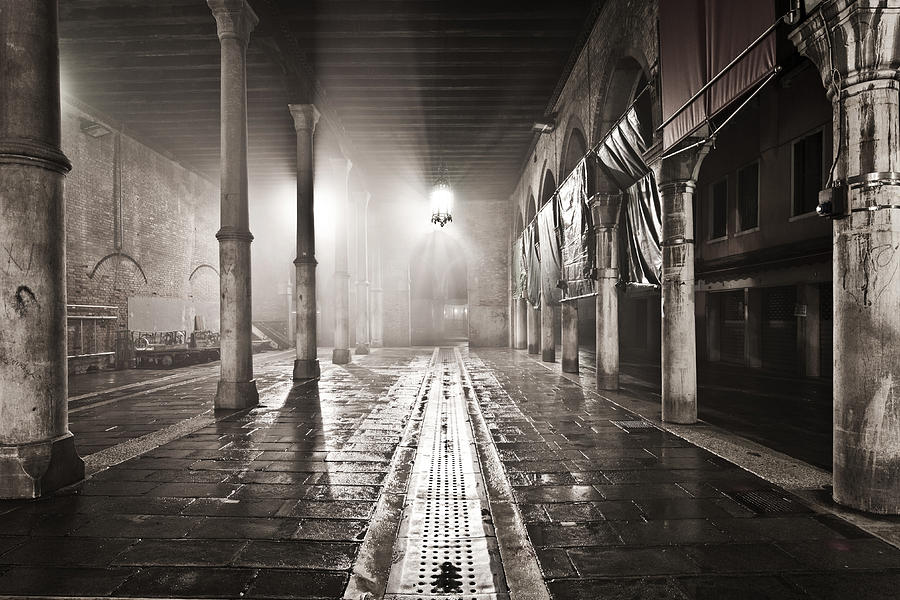 Fog in the market Photograph by Marco Missiaja