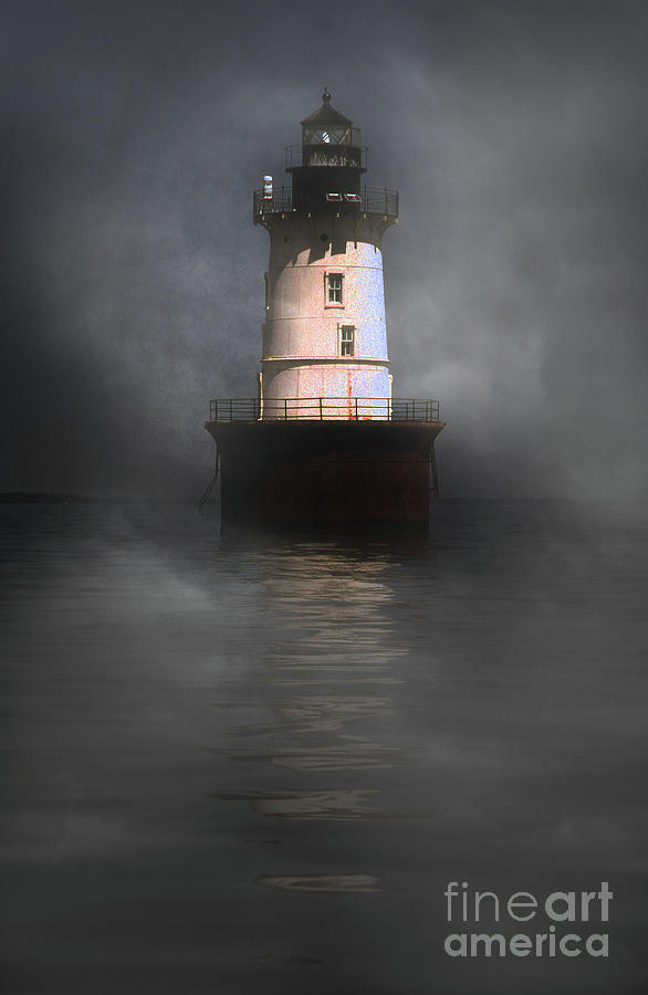 Fog On Hooper Island Photograph by Skip Willits