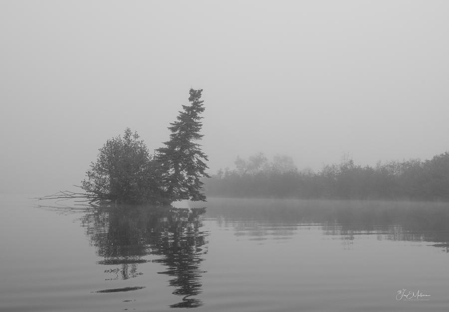 Fog On The Androscoggin River Photograph