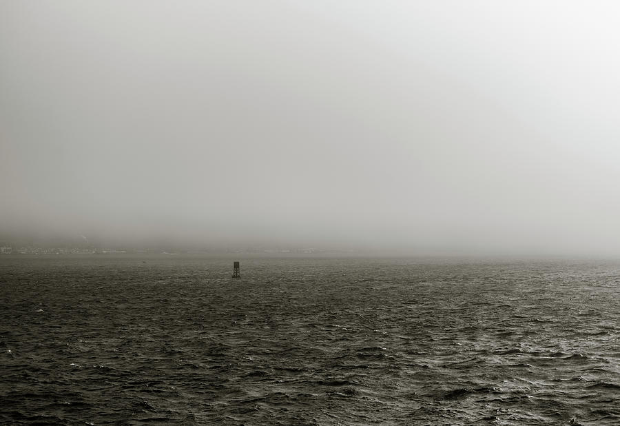 Fog on the Bay Photograph by Alex Lapidus