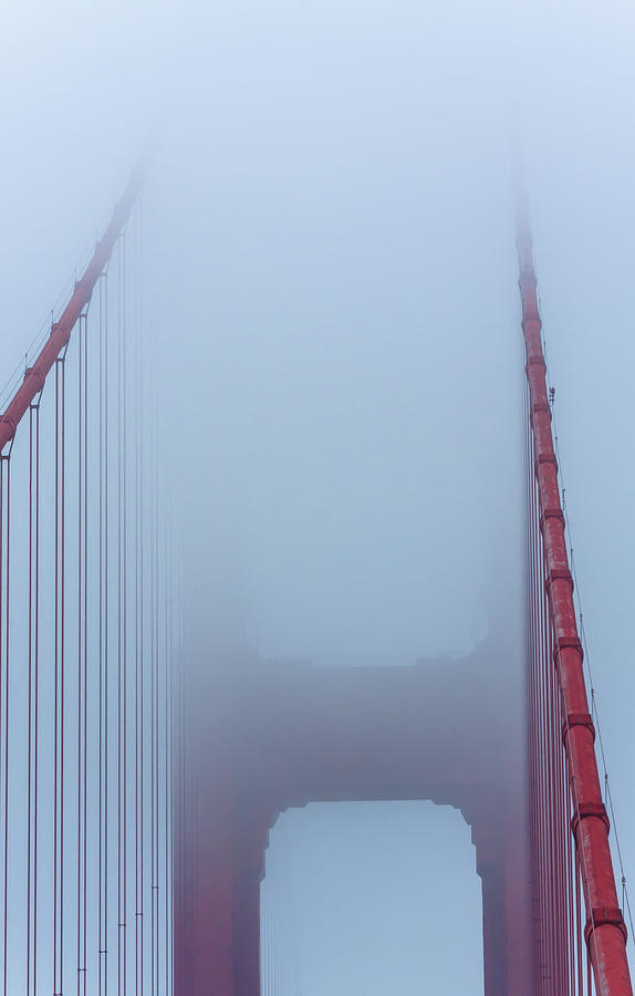 Fog Over Golden Gate Photograph by Jonathan Nguyen