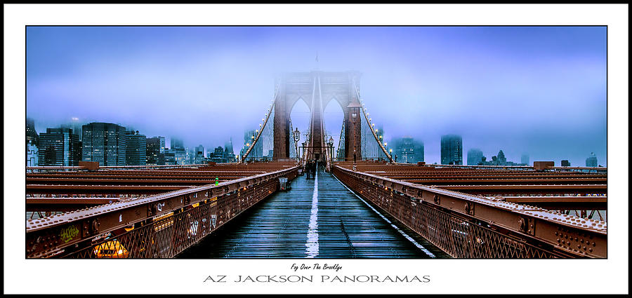 Fog Over The Brooklyn Poster Print Photograph by Az Jackson