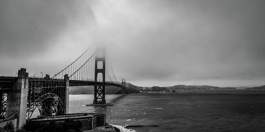 Fog Over The Golden Gate Bridge Photograph