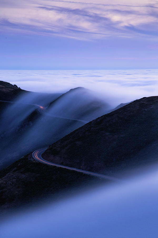 Fog Photograph - Fog Sweep, San Francisco by Vincent James