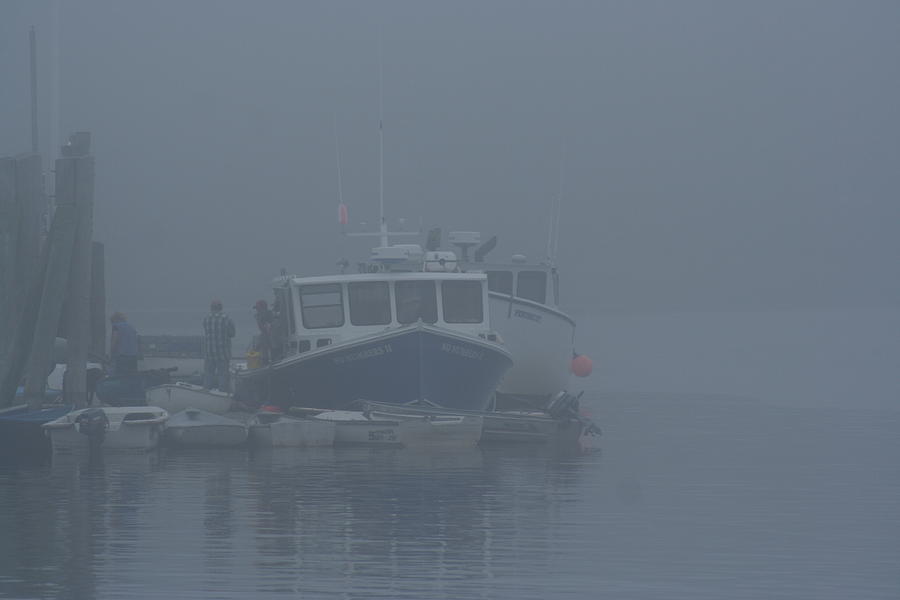 Fogged In At Owls Head Photograph by Doug Mills