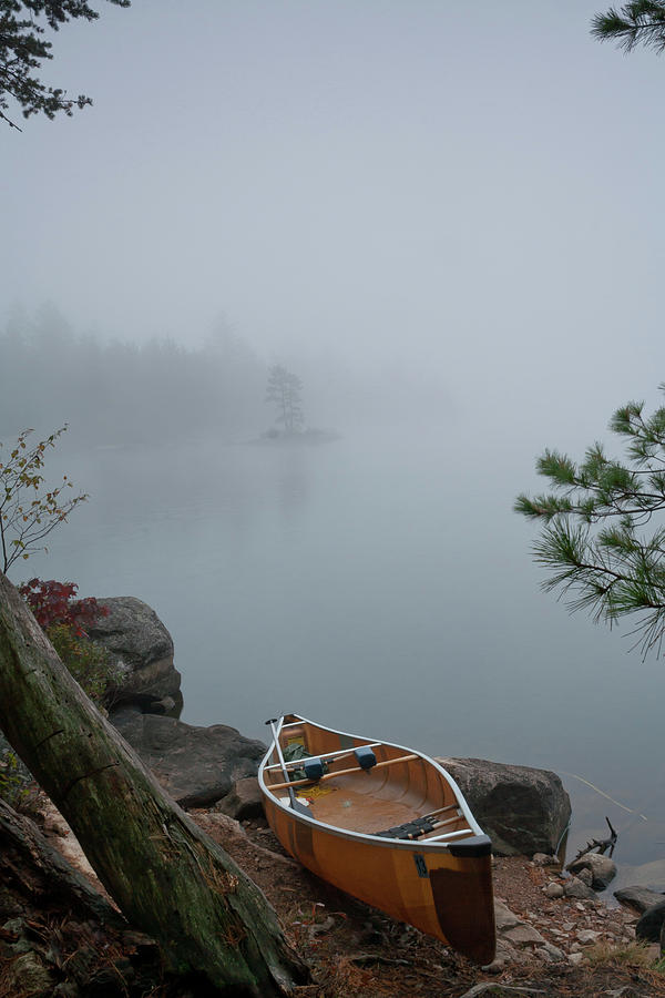 Cabin Photograph - Fogged In by Paul Schultz